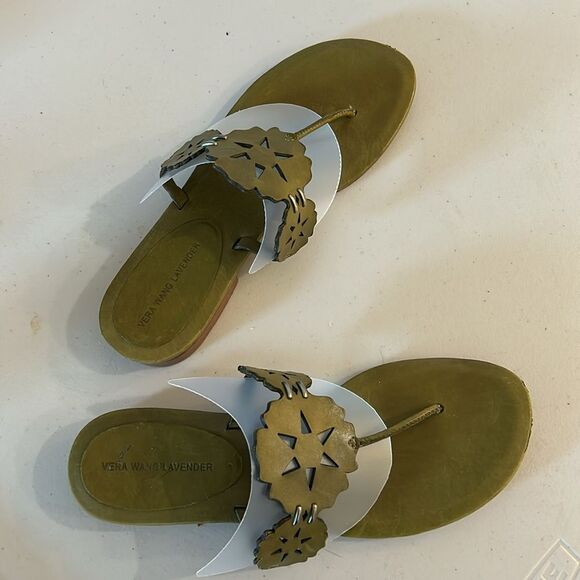 VERA WANG Lavender Label Floral Sandals, size 8.5 - Picture 3 of 3